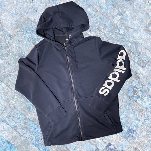 adidas‎ Essentials Logo Full Zip Hoodie - Picture 5 of 6